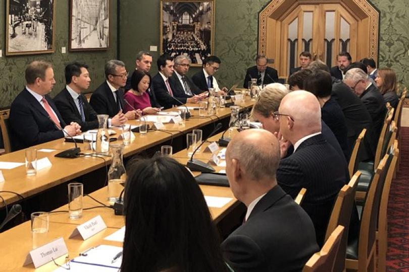 陳茂波鼓勵英商藉港拓業務