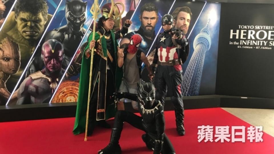晴空塔×復仇者聯盟 影英雄Coser+扮鐵甲奇俠俯視東京1